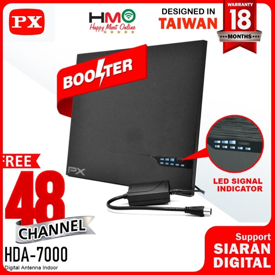 LEGOLANT- Antena TV Smart Digital Analog Booster PX HDA-7000 Anten TV Indoor LED
