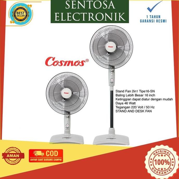 Cosmos 16SN Kipas Angin Berdiri & Duduk 16inch FORSALE