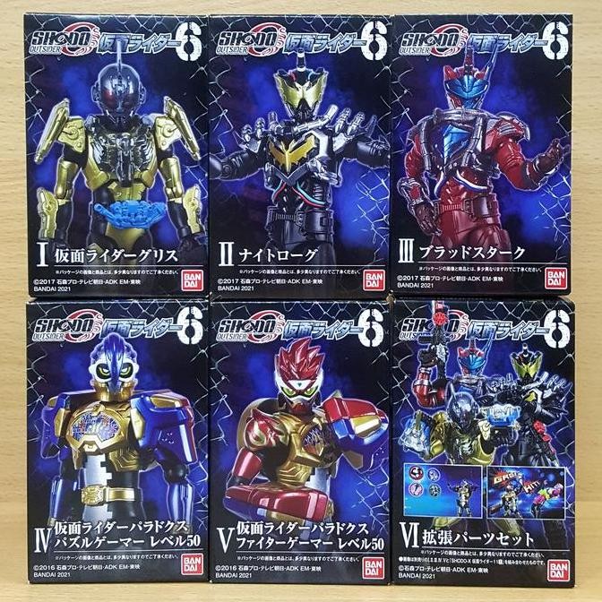 SHODO-O Kamen Rider 6 [6/SET] Grease Night Rogue Blood Stalk Paradox HEMAT