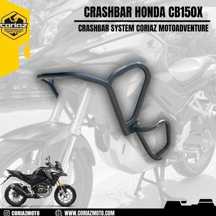 Promo Crashbar Motor Honda CB150X Adventure Coriaz Motoadventure Full Set Atas dan Bawah COD