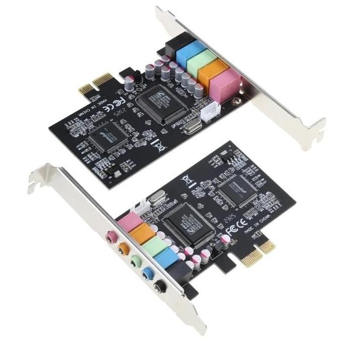 Pcie X1 Audio Internal Soundcard 5.1 Ch Cmi 8738 Pci-E Express