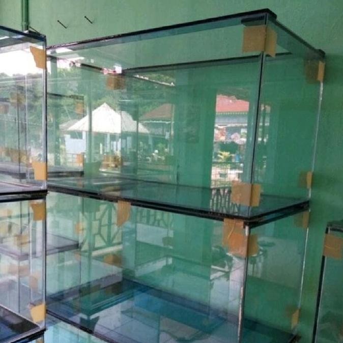 aquarium 80x40x40 aquarium kaca polos aquarium arwana aquarium channa