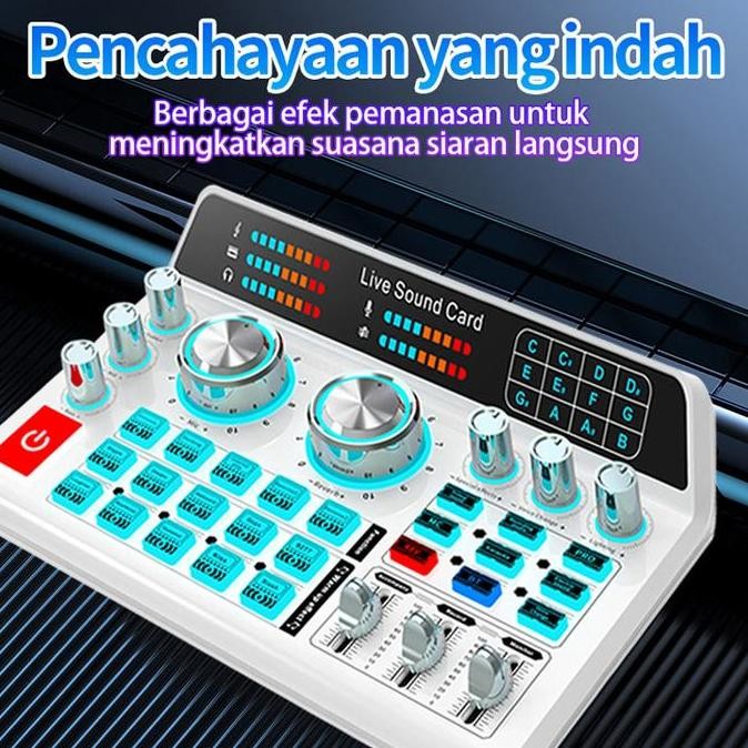Siborie H9+U87 48V Full Set Soundcard Mic Paket Lengkap For Live Streaming Media