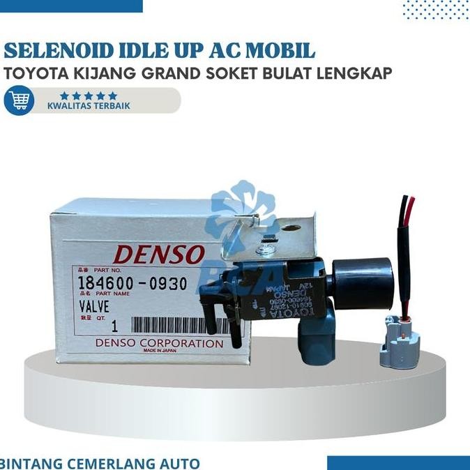 Promo SELENOID IDLE UP AC Mobil Toyota Kijang Grand SOKET BULAT LENGKAP COD