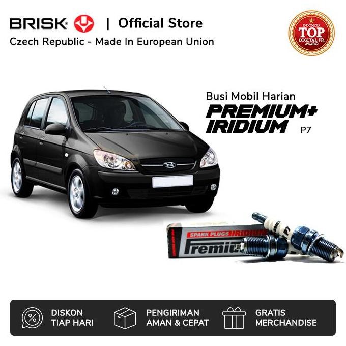 DE7 - Busi Mobil Hyundai Getz BRISK Premium Iridium P7