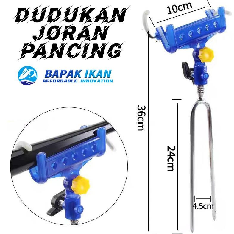 DUDUKAN JORAN PANCING OTOMATIS BRACKET DUDUKAN JORAN  PENYANGGA JORAN PANCING ADJUSTABLE 180 DERAJAT