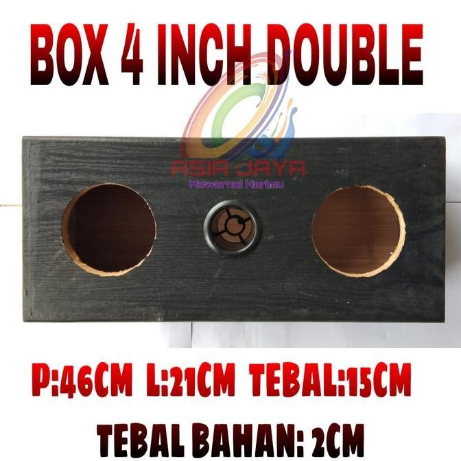 DR281>> Box Speaker 4 Inch Double