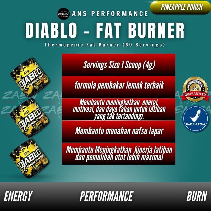 ANS Performance Diablo Thermogenic Fat Burner 60S