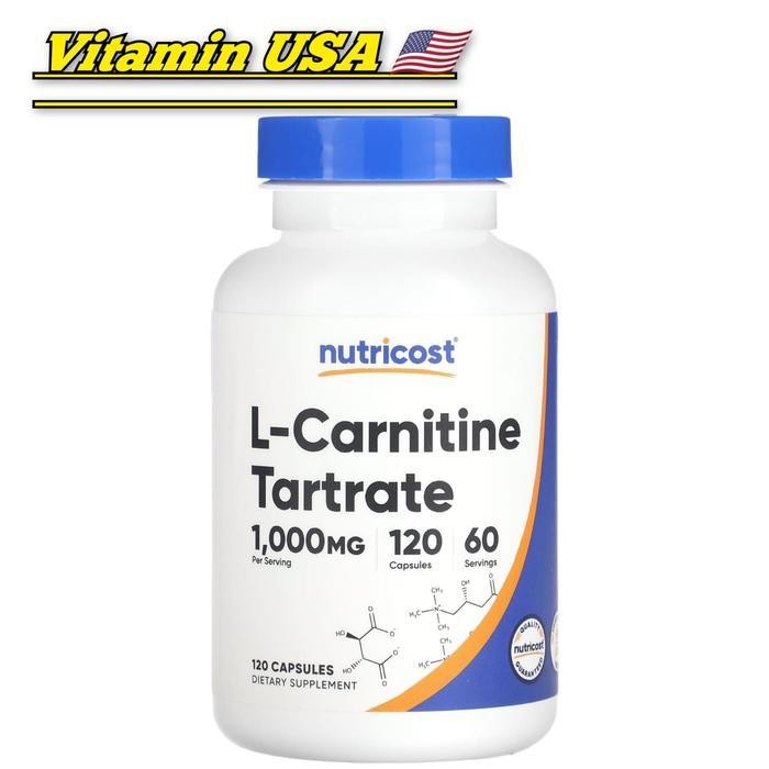 Nutricost L-Carnitine Tartrate 1000mg | 1,000mg 120 Capsules
