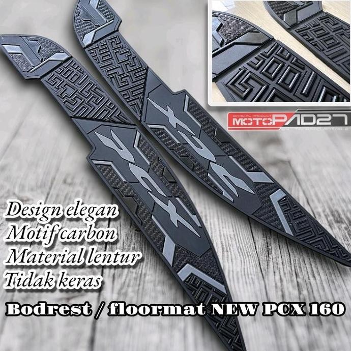 Karpet Motor Pcx 160 Alas Pijakan Kaki Pcx 160 2021-2023 Rubber