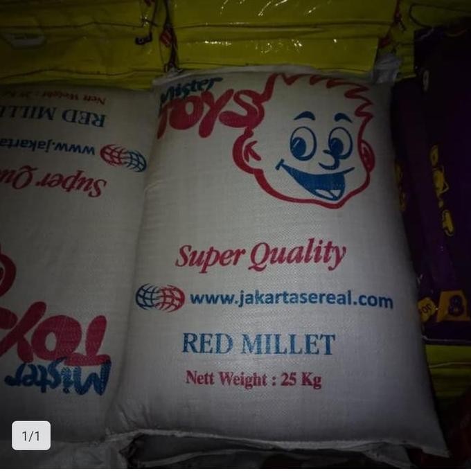 milet merah 25kg murah