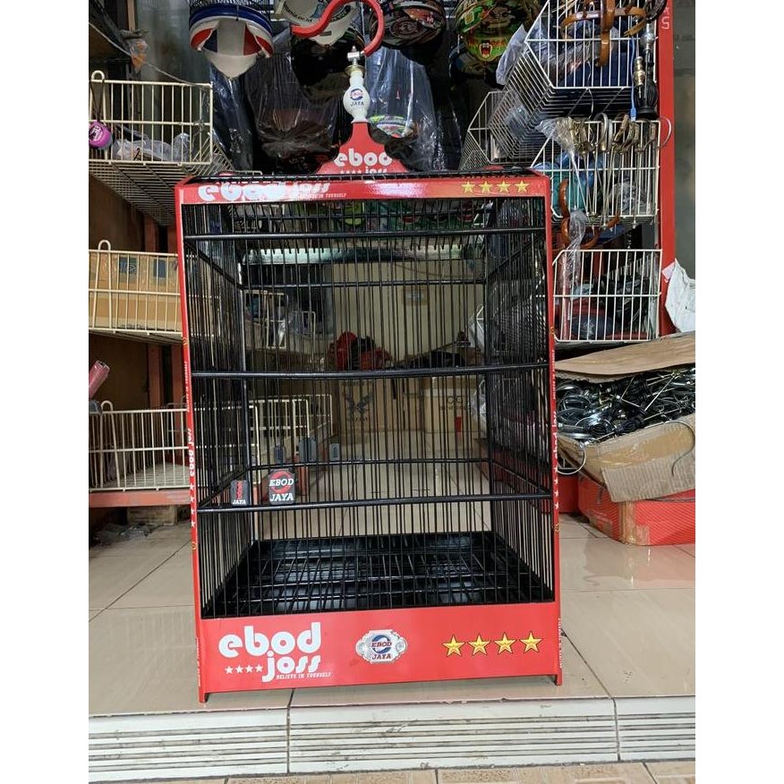 SANGKAR KANDANG KOTAK EBOD JAYA DECAL BARU NO 1 ~ 2 murah