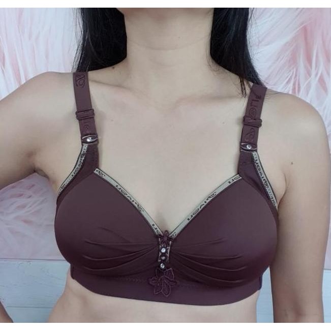Bra Wanita Sexy Piaoli Pl 316/Bh Wanita Tanpa Kawat Cup B Kait 3
