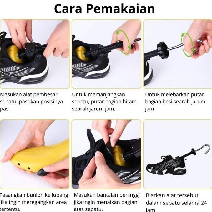 Shoes Stretcher Expander Shoe Bunion Pembesar Pelebar Ukuran Sepatu