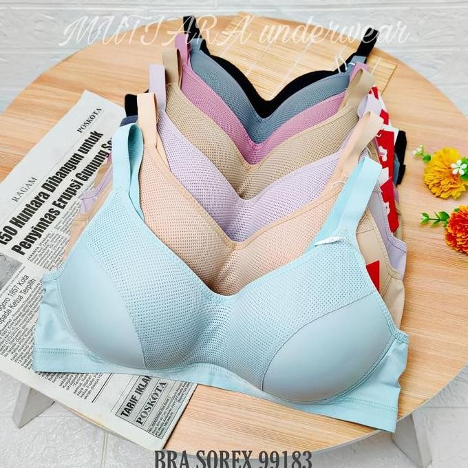 Bra Kemben Tanpa Kawat Sorex 99183 Size 36-42 Cup B-C Busa Sedang/Bra Tanpa Kawat Sorex 99183