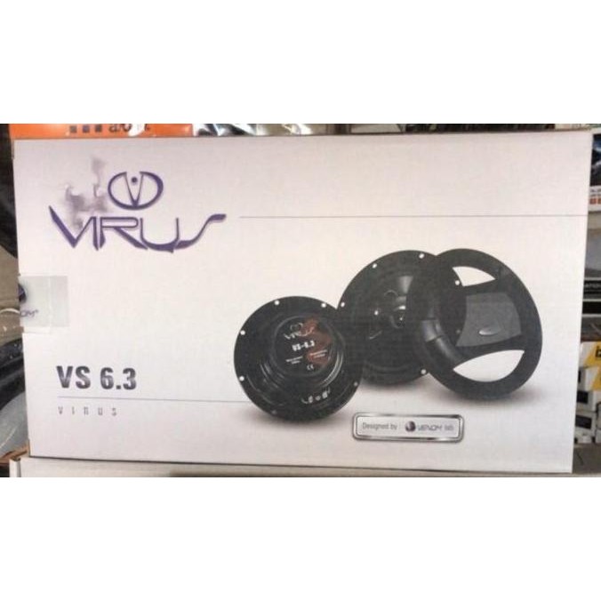 Speaker Coaxial Venom Virus VS 6.3 Speaker Pintu Mobil Venom Virus