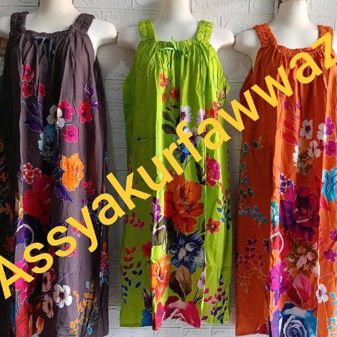 Daster Yukensi Batik Lie Ing Ld 130 Motif Daun Kelor