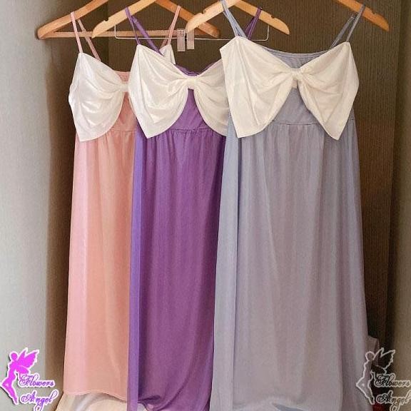 Baju Tidur Satin Wanita Daster Tali Sleepwear Sexy