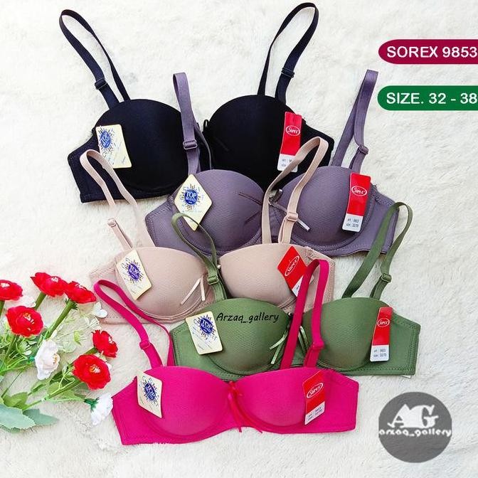 Bh Sorex 9853 | Bh Busa Kawat Cup Setengah | Bra Busa Dan Kawat | Bra