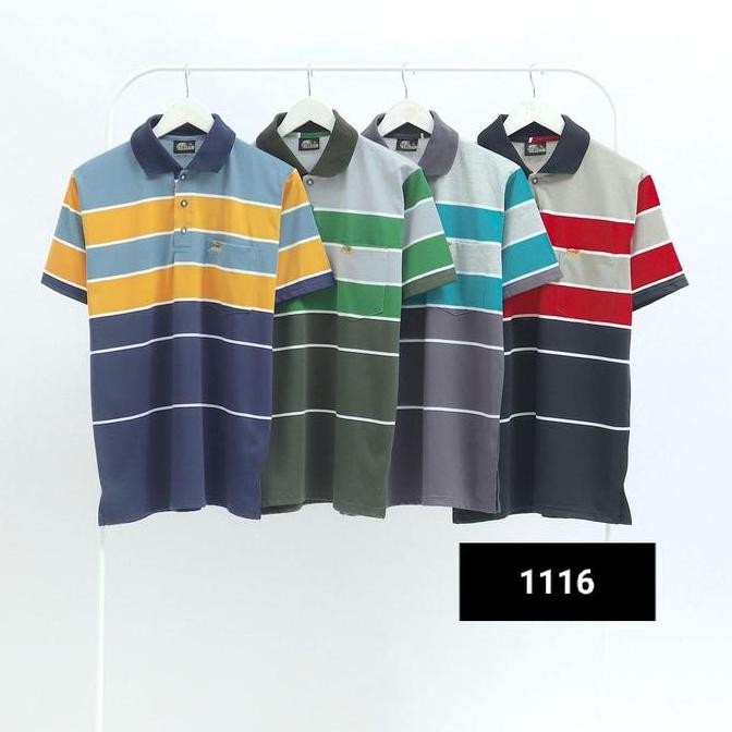 DF210>> kaos kerah salur premium  / baju salur /kaos salur / kaos salur jumbo / kaos bigsize / kaos 