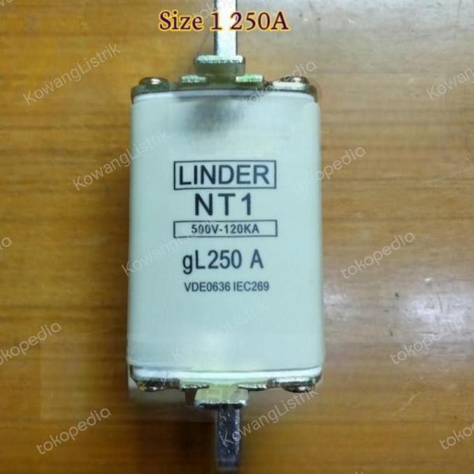 NT Fuse Linder NT1 250 Ampere