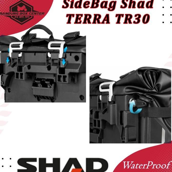 Sidebag Shad Terra Tr30 Waterproof Side Bag Shad Tas Samping Shad Terra Tr 30 Side Bag Shad Terra Tr