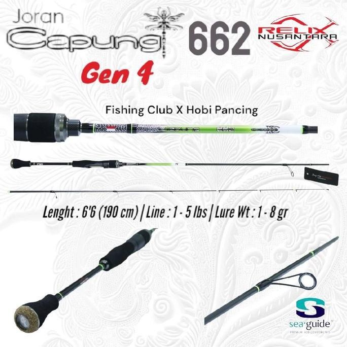 Joran Ul Capung Gen 4 By Relix Nusantara, Joran Ultralight , Capung Gen 4 622 662 702 732 762. Seagu