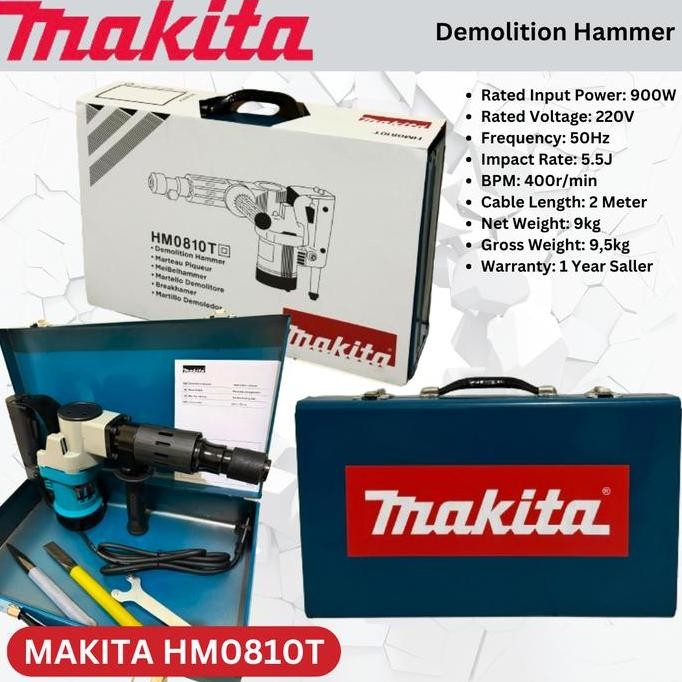 MYMO- Makita Hm 0810t / hm0810 T Mesin demolition Hammer