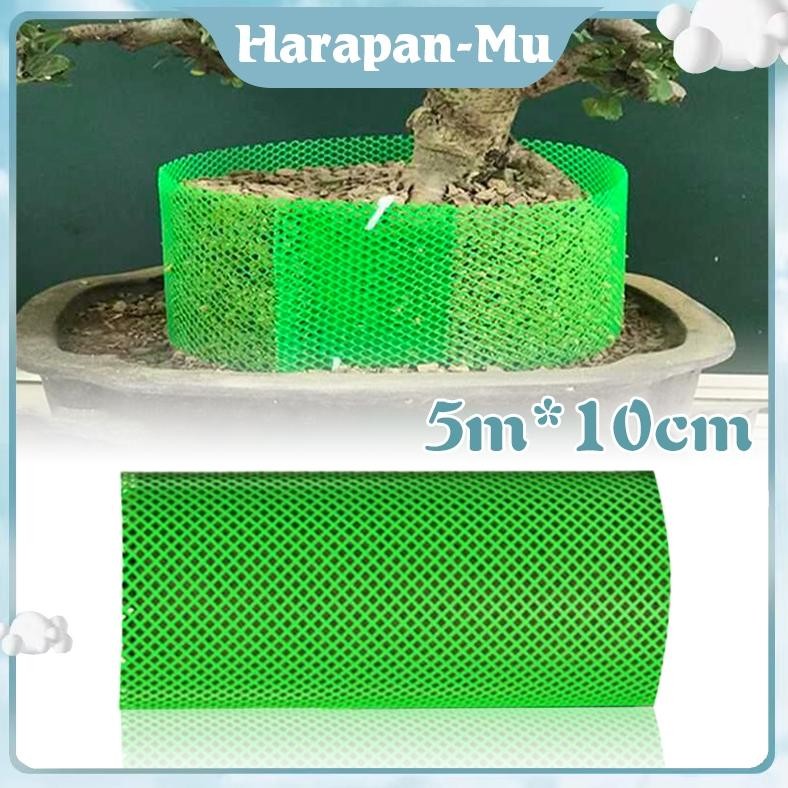 UGNDA Jaring Kawat Plastik Hdpe Bonsai Waring Plastik Tinggi Tanaman Pot