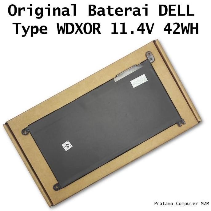 Baterai Original Dell Inspiron 14 3480 3482 3493 7460 7472 5468D 7460 (42Wh) Wdx0R / Wdxor