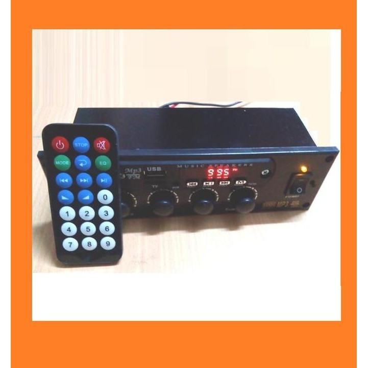 Rakitan Kit Usb Mp3 Fm Tape Mobil Amplifier Stereo