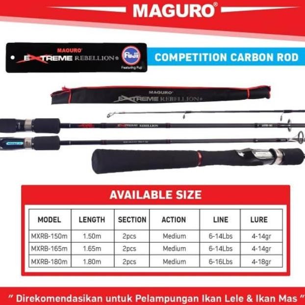 Joran Spinning Maguro Extreme Struggle Pilih Ukuran
