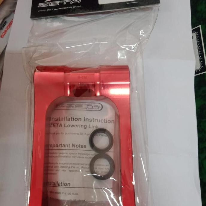 * Lowering kit ZETA Honda CRF 250 L Rally Original  Import 2017-2020 *