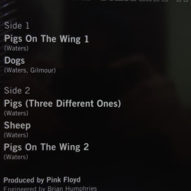 LP Pink Floyd - Animals Album Vinyl Piringan Hitam PH Rare Koleksi Original