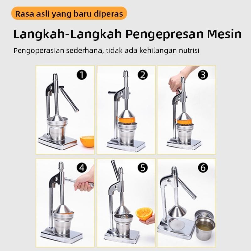 Hand Juicer Perasan Jeruk Stainless Perasan Jeruk Stainless Bisa **