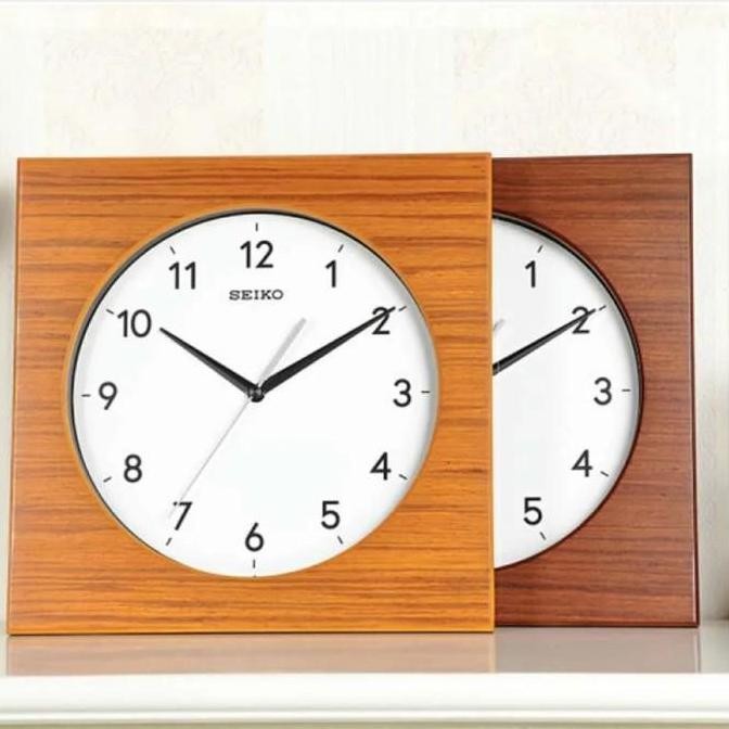 Jam Dinding Seiko QXA766 Case Kayu Sweep / Seiko QXA766 Quite Sweep