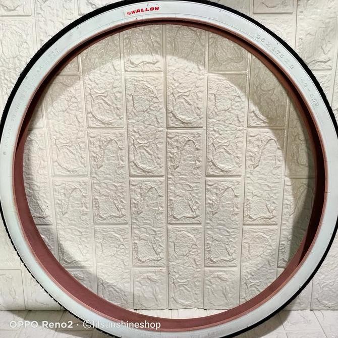 Promo Ban Luar Sepeda 26 X 1.75 Swallow Deli Tire 26X1.75 S-141 Hitam Putih Cod