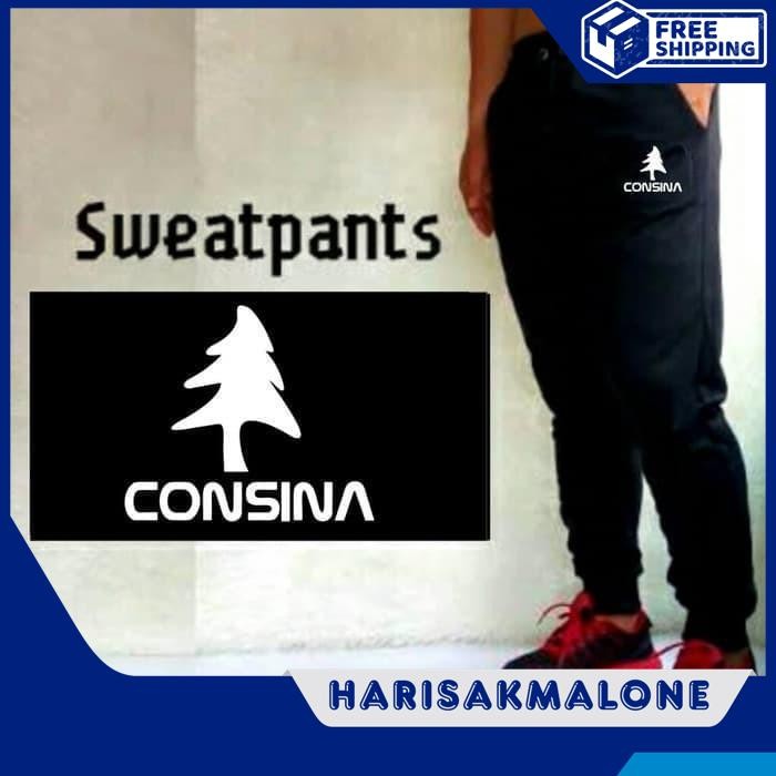 HEMAT CELANA PANJANG JOGER JOGGER PANTS TRAINING SWEATPANTS CONSINA OUTDOOR OLAHRAGA PRIA WANITA IND