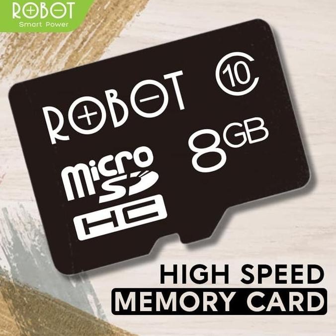 ROBOT Memory Card / Kartu Memori HP / Micro SD (8GB/16GB) Class 10