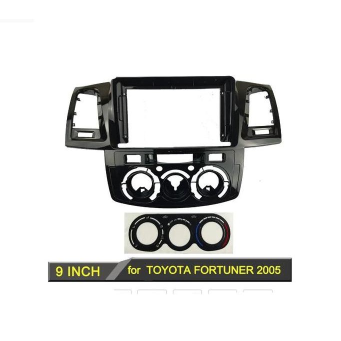 FRAME HEADUNIT ANDROID 7 INCH / 9 INCH / 10 INCH TOYOTA FORTUNER VIGO HILUX 2005 MANUAL AC / AUTO AC