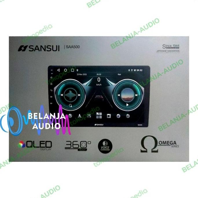 Head Unit Android Sansui Omega Series 6 +128 Gb Qled 9 Inch 10 Inch