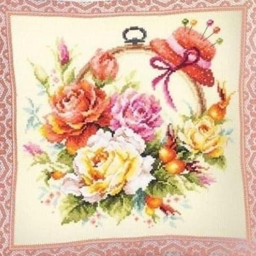 Paket kristik bunga mawar warna warni