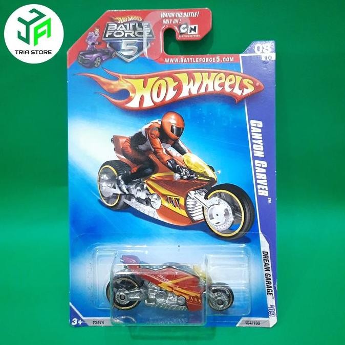 hotwheels canyon carver dream garage red