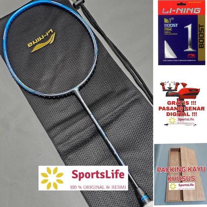 RAKET BADMINTON LINING 3D CALIBAR 600 C COMBAT ORIGINAL