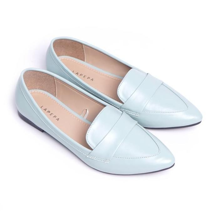 Promo Lapepa Titian Mint Flatshoes | sepatu flat formal wanita kekinian warna hijau mint terbaru off