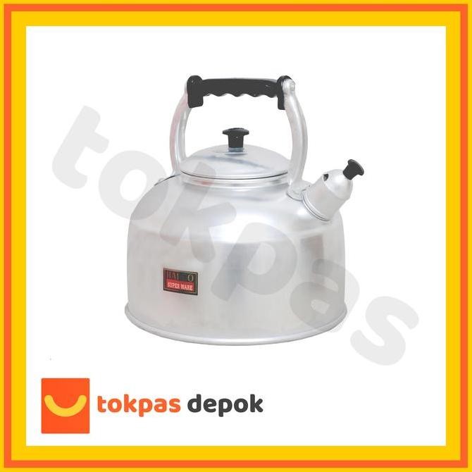 Teko Aluminium Ketel Bunyi Halco B 777 Tea Teko Bunyi Halco Teko  Besi