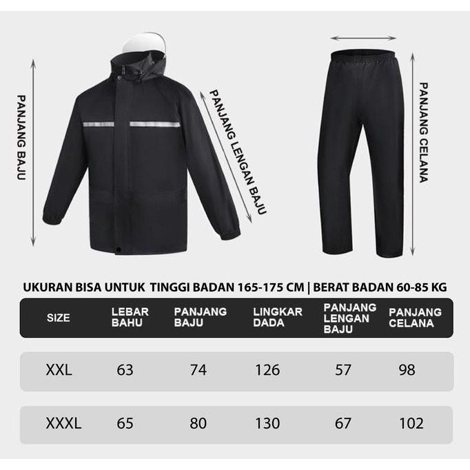 Promo jas hujan ponco - jas hujan poncho - jas hujan ponco tebal - jas hujan ponco big size - jas hu