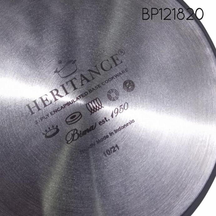 Bima Frypan Heritance Bp121820 Fry Pan Wajan Penggorengan 3Ply