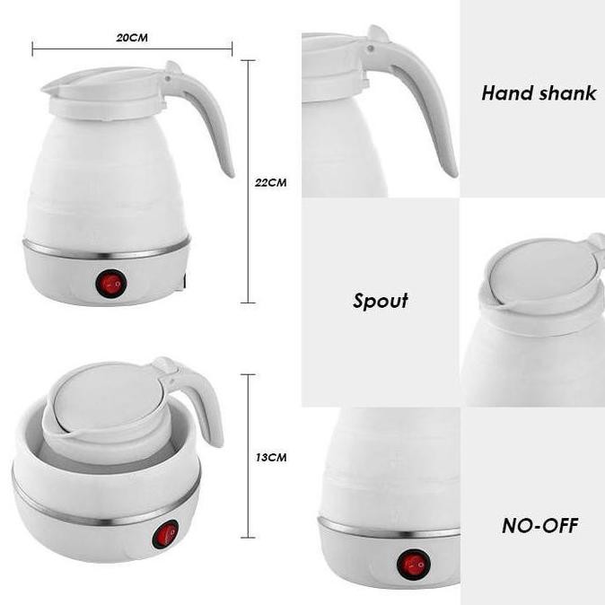 Teko Kopi Teh Elektrik Teko Listrik Pemanas Air Foldable Portable