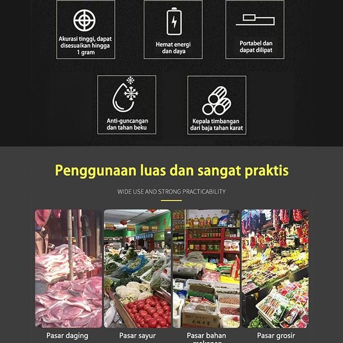 MIKAMI - Timbangan Duduk Digital 60kg / Timbangan Lantai 60 KG/Single Display Timbangan Duduk Digita